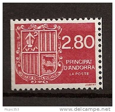Andorre 435 ** (dentelure Décalée)) - Unused Stamps