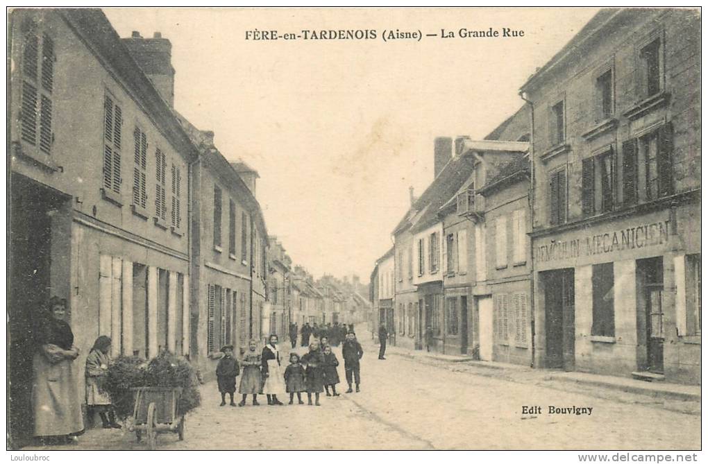 02 FERE EN TARDENOIS LA GRANDE RUE - Fere En Tardenois