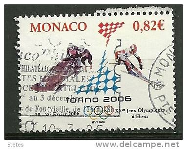 Monaco Oblitéré . Y & T N° 2528 "JO Turin" - Oblitérés