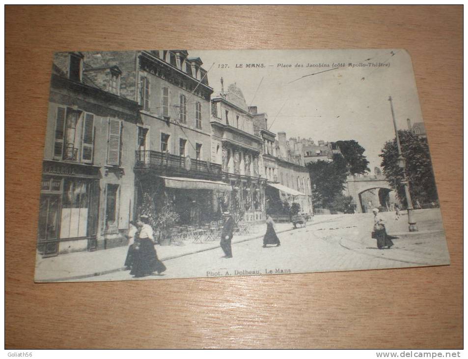 CPA Du Mans - N°127 - Place Des Jacobins (Côté Apollo-Théâtre), Carte Animée - Le Mans