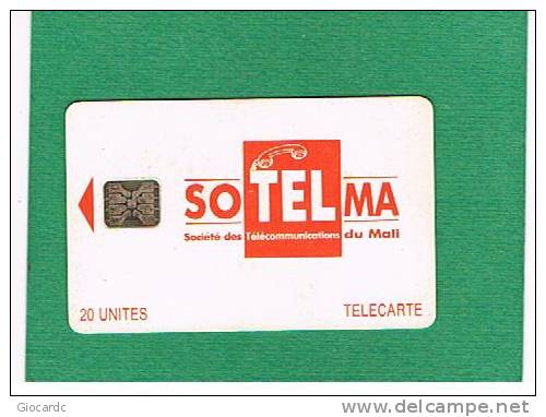 MALI - SOTELMA CHIP - ORANGE LOGO 20 UNITS (LOGO MORENO CODE C3C000687)- USED  -  RIF. 2473 - Mali