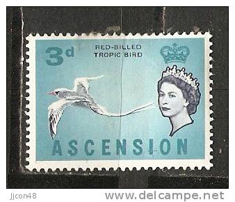 Ascension 1963  Birds; Red-Billed Tropic Bird  3d  (*) MH - Ascensione