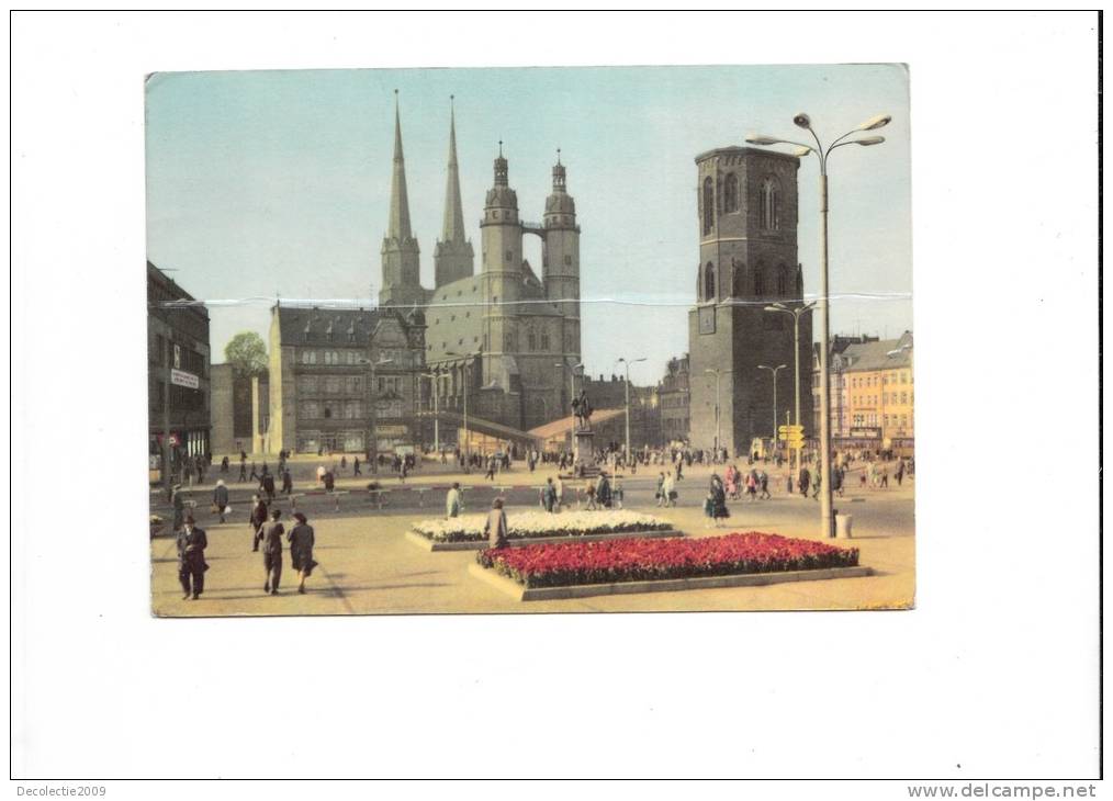 ZS19641 Halle An Der Saale Markt Used Perfect Shape - Halle (Saale)