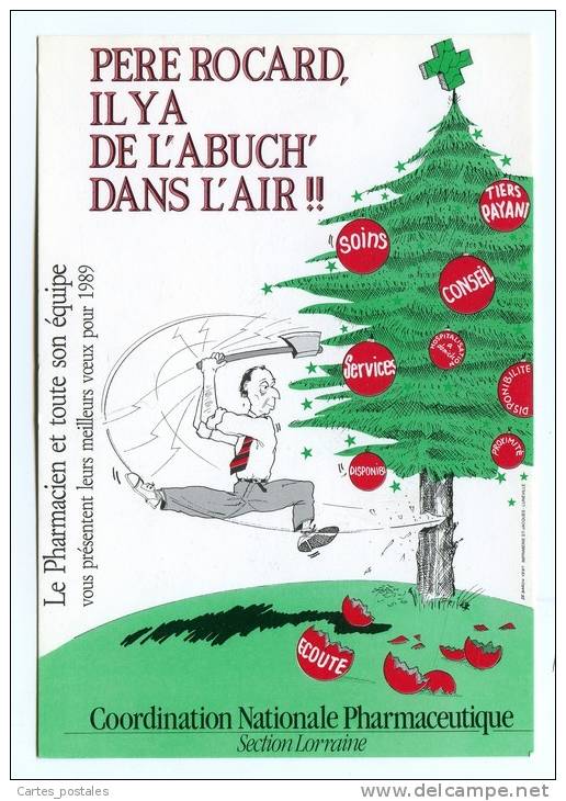 Père ROCARD Il Y A De L'abuch Dans L'air - Vakbonden