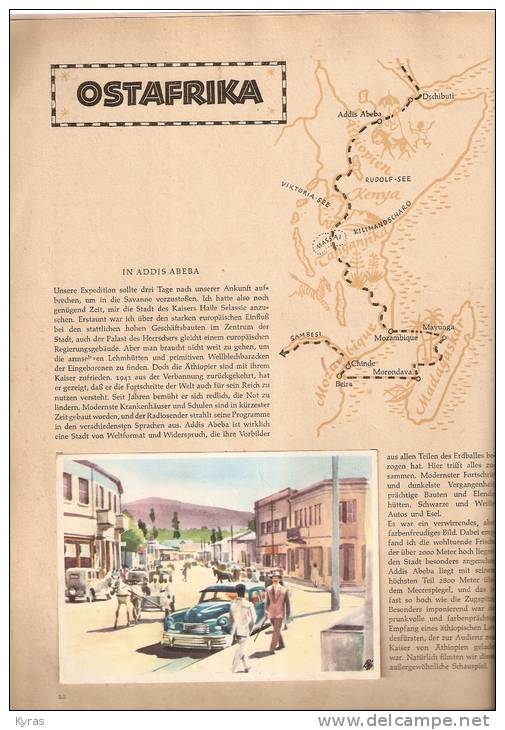 BELDERALBUM  KOMPLETT .  AFRIKA  76 P. 24x31 . 98 Images . Jurgen Hansen Erlebt Den Schwarzen Erdteil   MARGARINE UNION - Altri & Non Classificati