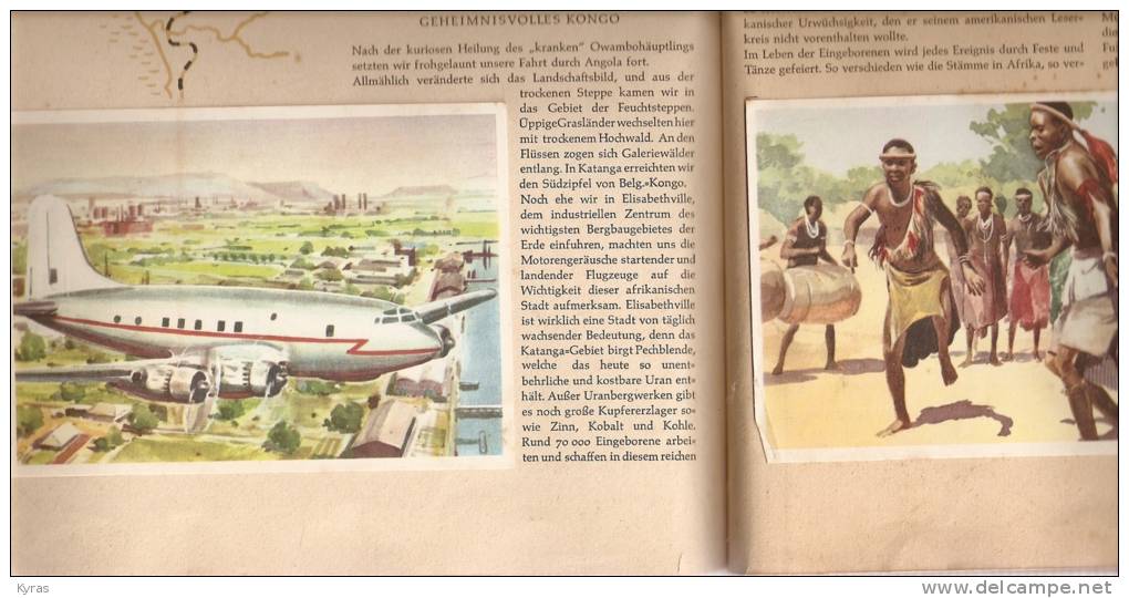 BELDERALBUM  KOMPLETT .  AFRIKA  76 p. 24x31 . 98 images . Jurgen Hansen erlebt den Schwarzen Erdteil   MARGARINE UNION