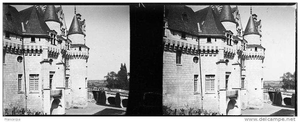 USSE- INDRE ET LOIRE - PN 011 - Le Château  -   Unique - Plaques De Verre