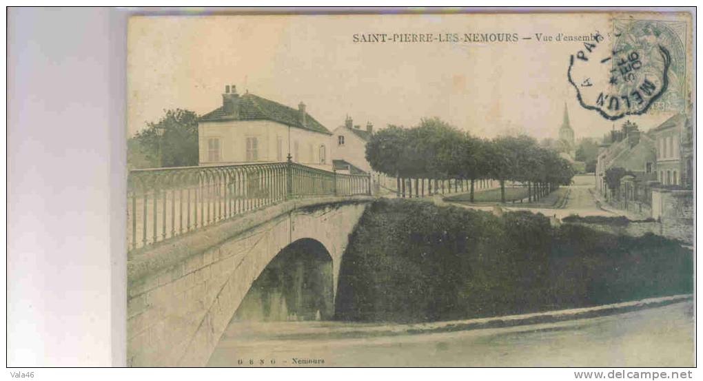 SAINT PIERRE LES NEMOURS   SEINE ET MARNE - VUE D'ensemble - Saint Pierre Les Nemours