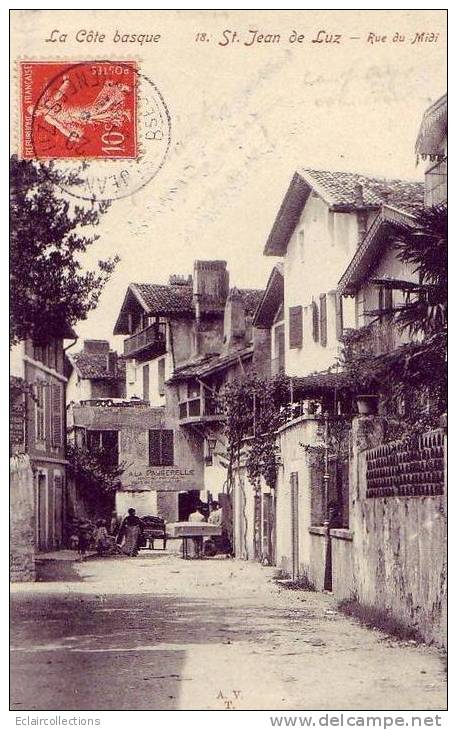 64..Saint Jean De Luz..Rue Du Midi....Matelassier - Saint Jean De Luz