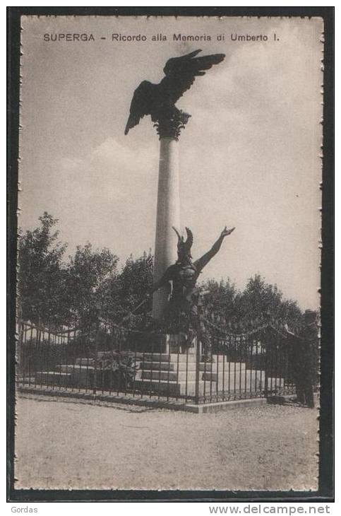 Italy - Torino - Superga - Ricordo Alla Memoria Di Umberto I. - Andere Monumente & Gebäude