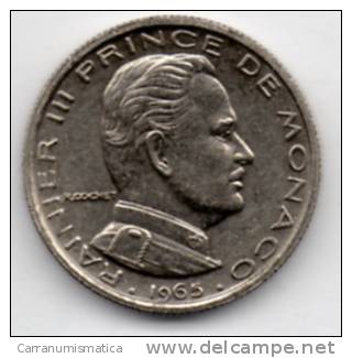 MONACO 1/2 FRANCO 1965 - 1960-2001 Nouveaux Francs