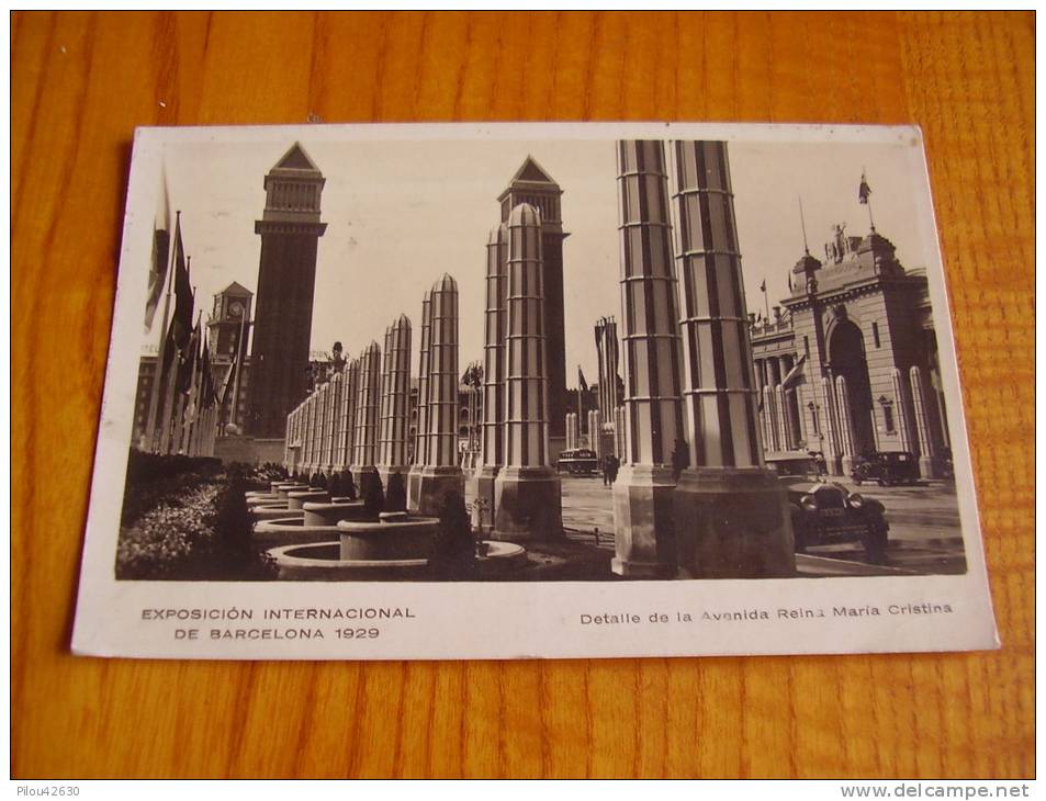 25 C.Espagne 1929 .cachet Barcelone . Exposition Internationale De Barcelone 1929 . 2 Scans - Barcelona