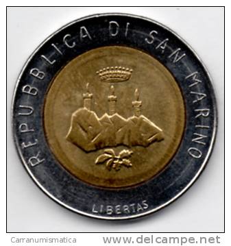 SAN MARINO 500 LIRE 1986 BIMETALLICA - San Marino