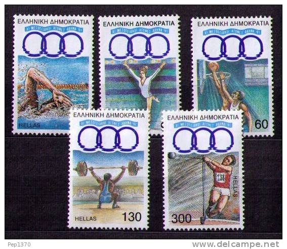 GRECIA 1991 - JUEGOS DEL MEDITERRANEO - YVERT Nº  1769-1733 - Unused Stamps