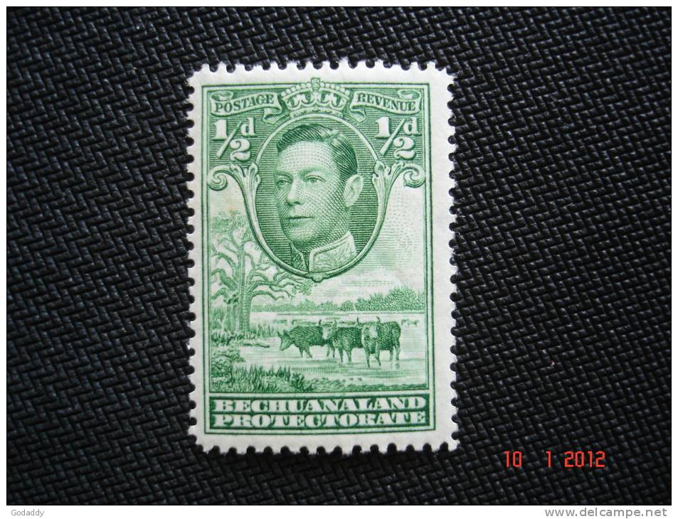 Bechuanaland 1938  K.George VI 1/2d  SG118   MH - 1885-1964 Protectorat Du Bechuanaland