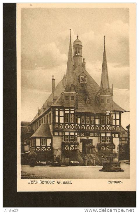 440. Germany, Wenigerode Am Harz - Rathaus - Louis Glaser - Oberharz