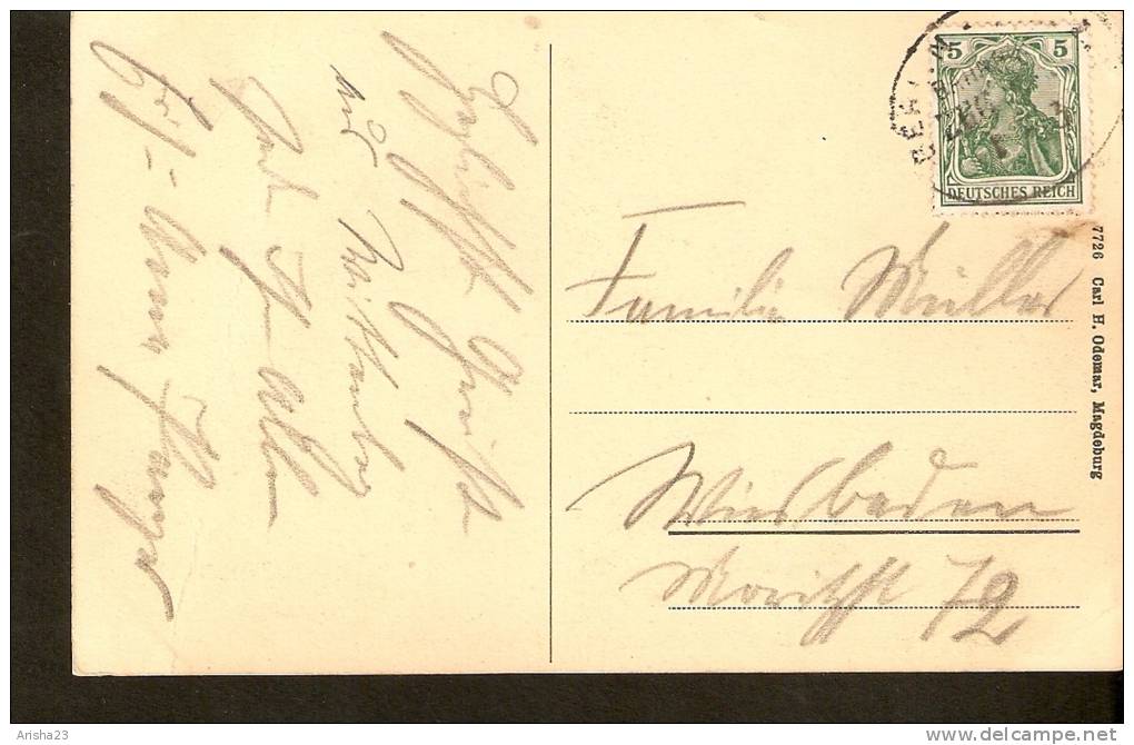 440. Germany Saxony-Anhalt Wittenberg Melanchthon's Studier- Und Sterbestube - Old Antique Postcard By Carl H.Odemar - Wittenberg