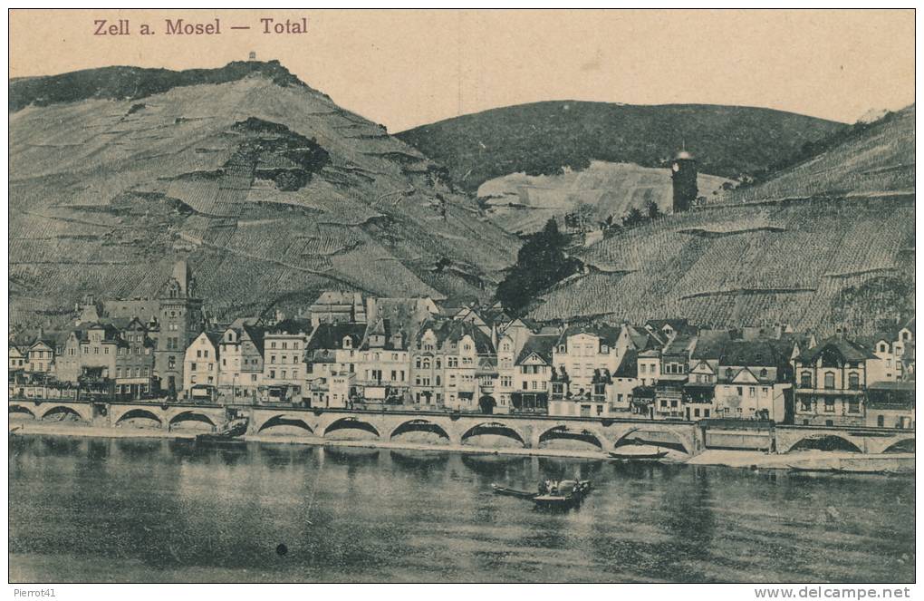 ALLEMAGNE - ZELL A. Mosel - Totalansicht - Zell