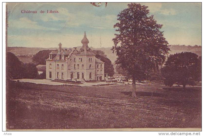 LIBOIS = Château (écrite) - Autres & Non Classés