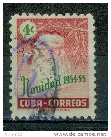 Père Noel - CUBA - Noel 1954 - N° 418 - Oblitérés