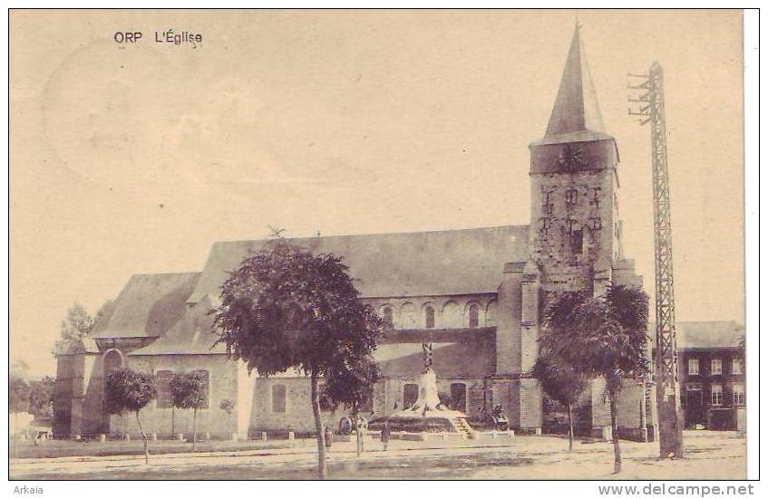 ORP = L'église (écrite) 1924 - Autres & Non Classés