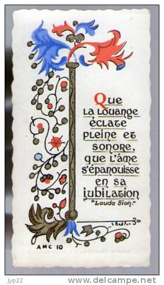 Image Pieuse Holy Card Confirmation M-Th. Le Normand Eglise De Plouaret 15-05-1945 - Ed AMC 10 - Enluminure ? - Santini