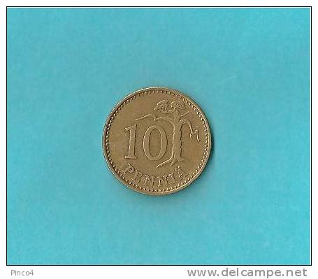 FINLANDIA  10 PENNIA 1964 - Finnland