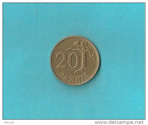 FINLANDIA  20 PENNIA 1981 - Finlande