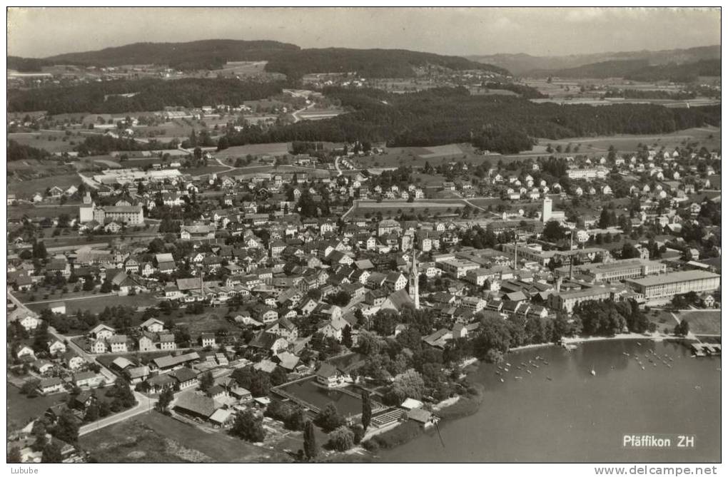 Pfäffikon ZH - Luftaufnahme             Ca. 1950 - Pfäffikon