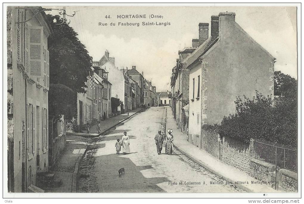 61.MORTAGNE, Rue Du Faubourg Saint-Langis                         Cc11 - Mortagne Au Perche