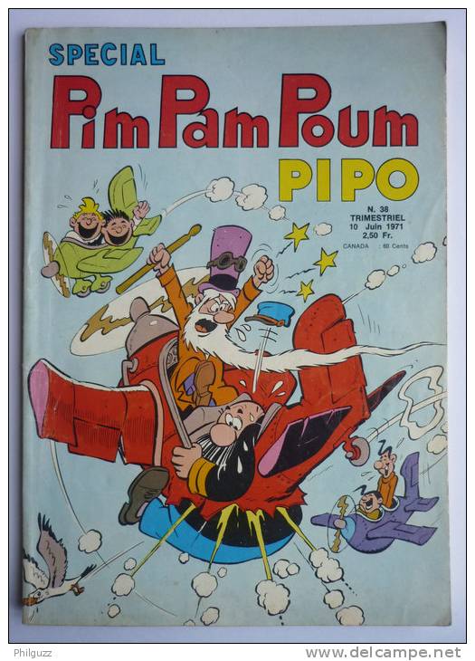 Spécial PIM PAM POUM PIPO (Lug)  N°38 PETIT FORMAT 1971 - Pim Pam Poum