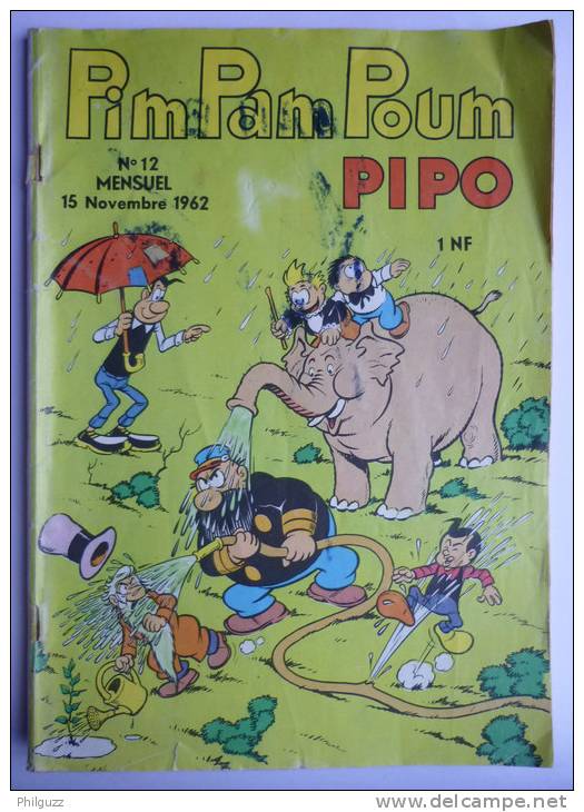 PIM PAM POUM PIPO (Lug)  N°12 PETIT FORMAT 1962 - Pim Pam Poum