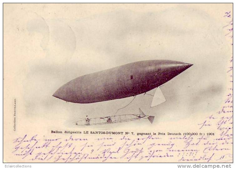 Aviation..Aérostation..D Irigeables..Zeppelins..Mo Ntgolfières..Prix  Henri Deutsch....Santos Dumont - Aeronaves