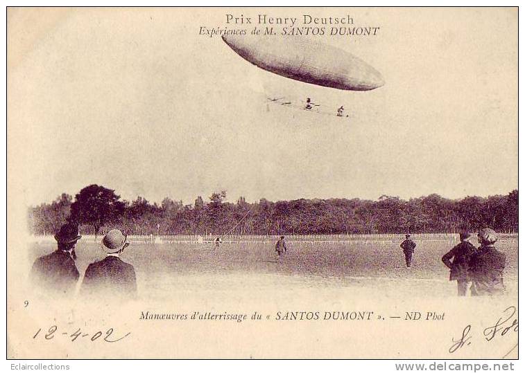 Aviation..Aérostation..D Irigeables..Zeppelins..Mo Ntgolfières..Prix  Henri Deutsch....Santos Dumont - Zeppeline