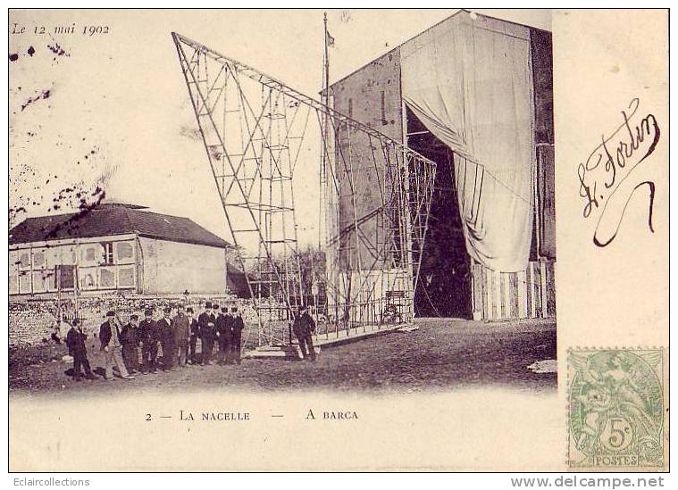 Aviation..Aérostation..D Irigeables..Zeppelins..Mo Ntgolfières...Accident  ...Dirigeable Pax - - Le 12 Mai 1902 - Zeppeline