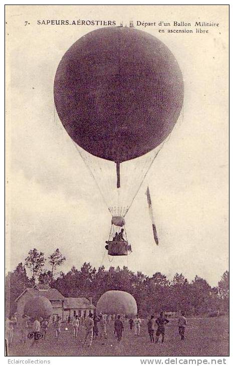 Aviation..Aérostation..D Irigeables..Zeppelins..Mo Ntgolfières...Sapeurs  Aérostatiers - Dirigibili