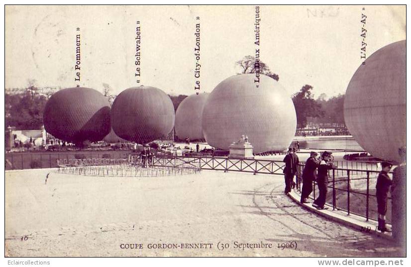 Aviation..Aérostation..Dirigeables..Zeppelins..Montgolfières..Coupe  Gordon-Bennett  (Voir Scan) - Airships