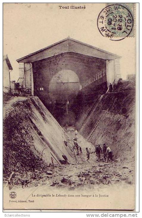 Aviation..Aérostation..D Irigeables..Zeppelins..Mo Ntgolfières...Toul..Le  Lebaudy - Aeronaves