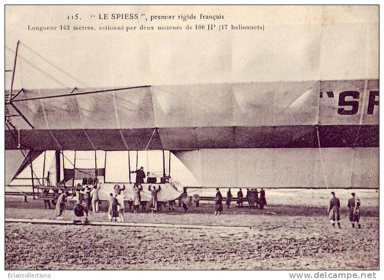 Aviation..Aérostation..D Irigeables..Zeppelins...   Le Spiess - Dirigeables