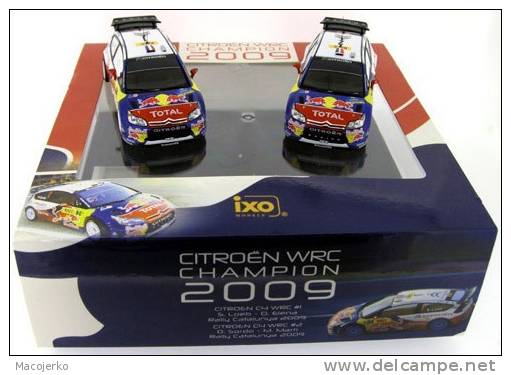 Ixo RAM 397AB, Citroën C4 WRC #1 Loeb & #2 Sordo Rally Catalunya 2009, 1:43 - Ixo