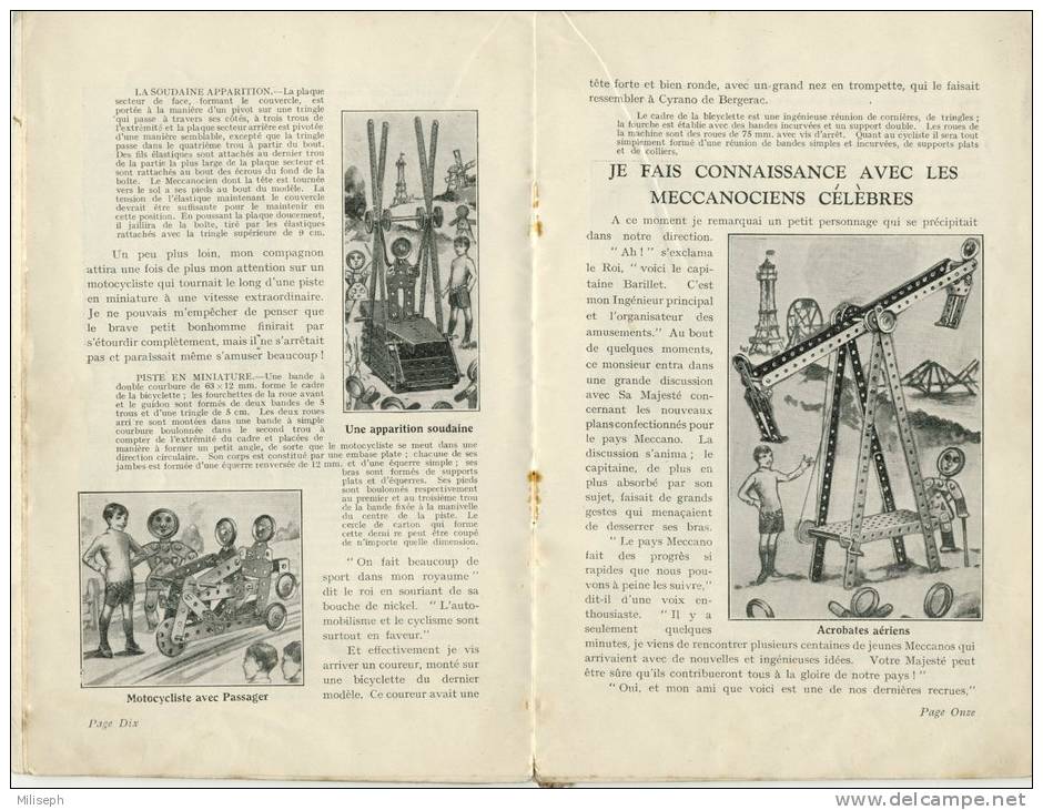 Ancienne Brochure - En Français - Aventures Au Pays MECANO - " MECANO LIMITED LIVERPOOL ANGLETERRE "   (J1647) - Grande-Bretagne