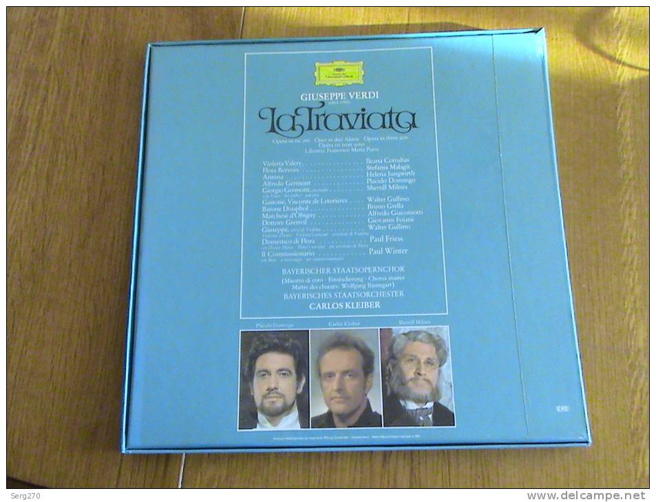 Disque 33 Tours  La Traviata Verdi - Oper & Operette