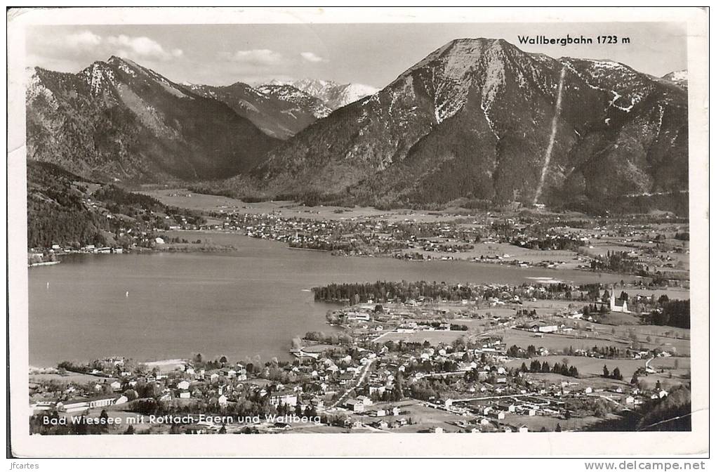 Etr - Allemagne - BAD WIESSEE MIT ROTTACH EGERN UND WALLB - Semi Moderne Petit Format - Bad Wiessee