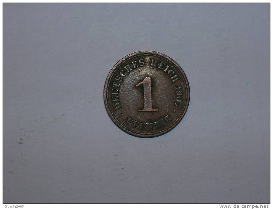 1 Pfennig 1907 D (366) - 1 Pfennig