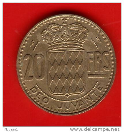 MONACO **** 20 FRANCS 1951 - RAINIER III  **** EN ACHAT IMMEDIAT !!! - 1949-1956 Old Francs