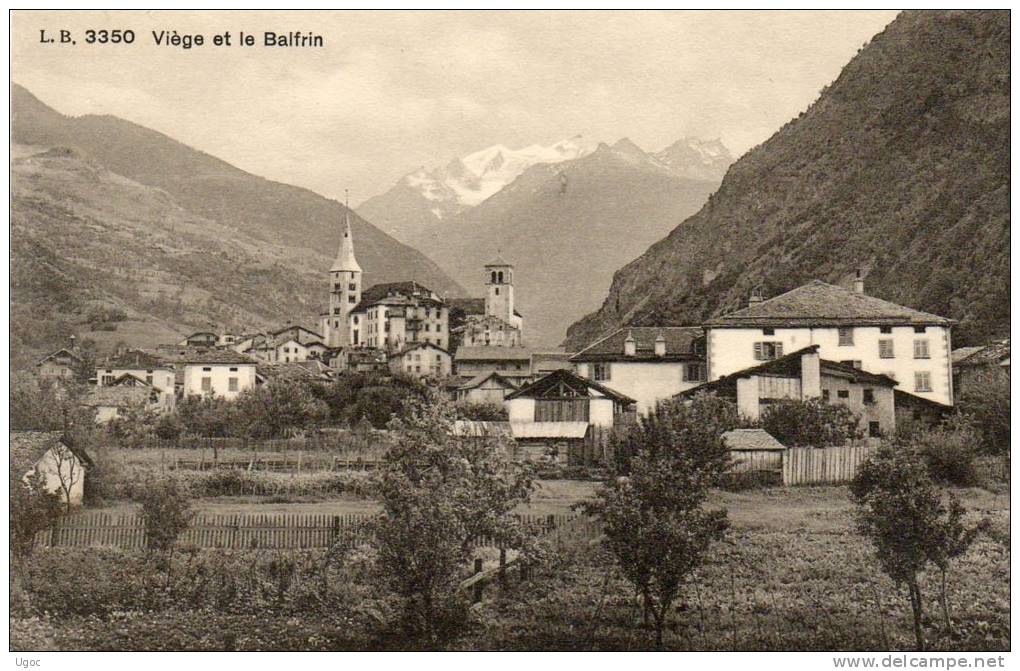 CPA - SUISSE - Viège Et Le Balfrin - 763 - Viège