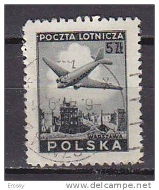 R3767 - POLOGNE POLAND AERIENNE Yv N°10 - Oblitérés