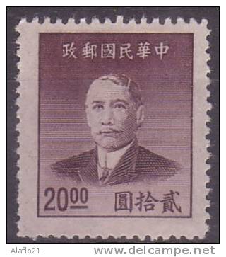 [R] - CHINE  - N° 717 - NEUF - 1912-1949 République