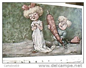 BY HOGFELDT ROBERT HUMOR CHILDREN POSTCARD SWEDEN   BAMBINI  CAROTA N1950 DP5951 - Högfeldt, Robert