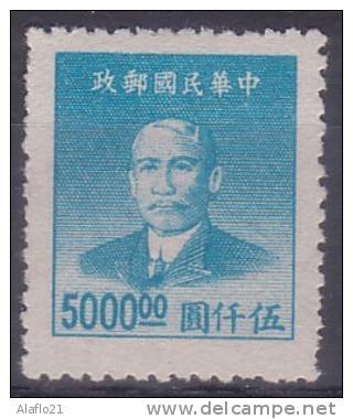 [R] - CHINE  - N° 730 - NEUF - 1912-1949 République